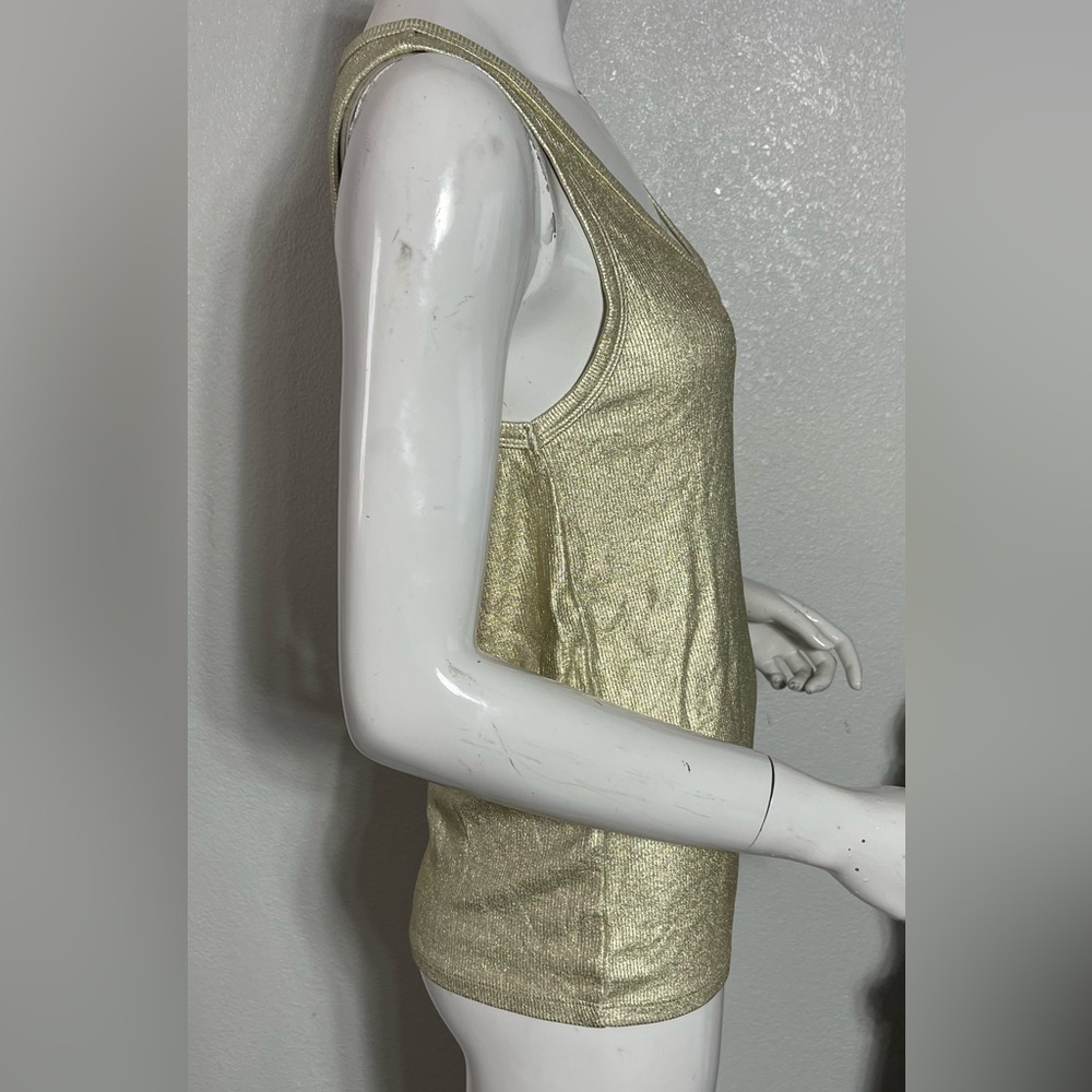 Zara Cream Ribbed Tank Top - Picture 7 of 10